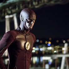 The Flash: il protagonista Grant Gustin nell'episodio Flashpoint