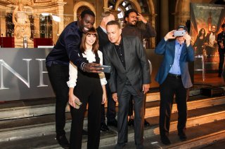 Inferno: foto e selfie per il cast a Firenze