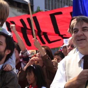 No - I giorni dell'arcobaleno, una scena con Gael Garcia Bernal