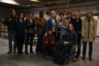 7 minuti: una foto promozionale con il cast al completo