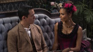 Westworld: una scena con Thandie Newton nell'episodio Chestnut