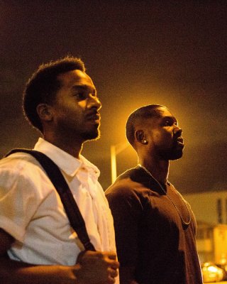 Moonlight: Trevante Rhodes e Andre Holland in una foto del film