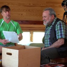 Richard Linklater: Dream is Destiny, Linklater e il regista Louis Black sul set del documentario