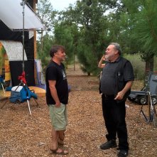 Richard Linklater: Dream is Destiny, il regista Louis Black e Linklater sul set del documentario