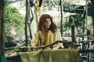 Swiss Army Man - Un amico multiuso: Paul Dano in un momento del film