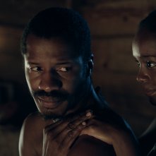 The Birth of a Nation: Nate Parker e Aja Naomi King in una scena del film