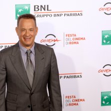 Roma 2016: Tom Hanks sorridente al photocall 
