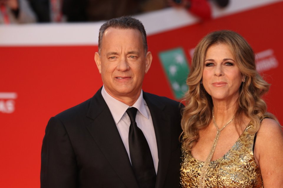 Roma 2016: Tom Hanks accompagnato da sua moglie Rita Wilson sul red carpet