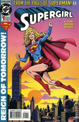 Supergirl: La copertina di un albo a fumetti