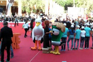 Cicogne in missione: il tappeto rosso a Roma 2016