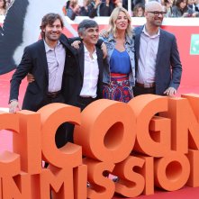 Roma 2016: Doug Sweetland, Alessia Marcuzzi. Vincenzo Salemme e Federico Russo sul red carpet di Cicogne in missione