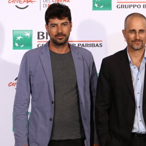 Roma 2016: Yaniv Berman e il produttore Tony Copti al photocall di Land of the Little People