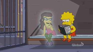 I Simpson: Lisa e la sua amica immaginaria in Treehouse of Horror XXVII