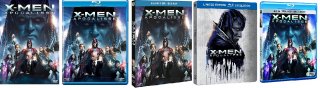 le cover homevideo di X-Men: Apocalisse
