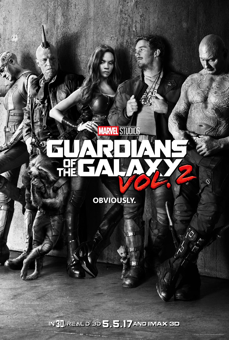 Guardiani della Galassia 2: il poster del film
