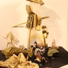 Roma 2016: gruppo di origami al workshop dedicato all'animazione stop motion