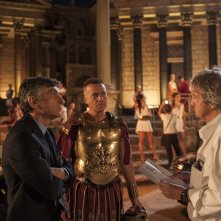 Non si ruba a casa dei ladri: Massimo Ghini, Vincenzo Salemme e Carlo Vanzina sul set del film