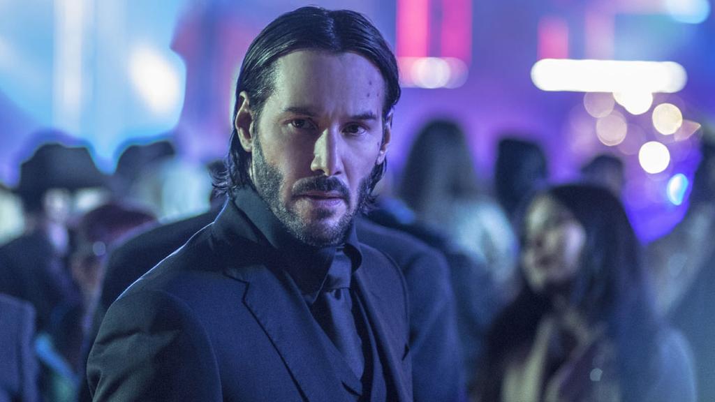 Un'immagine di Keanu Reeves in John Wick 2