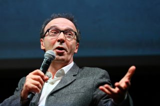 Roberto Benigni a Roma, nel 2016
