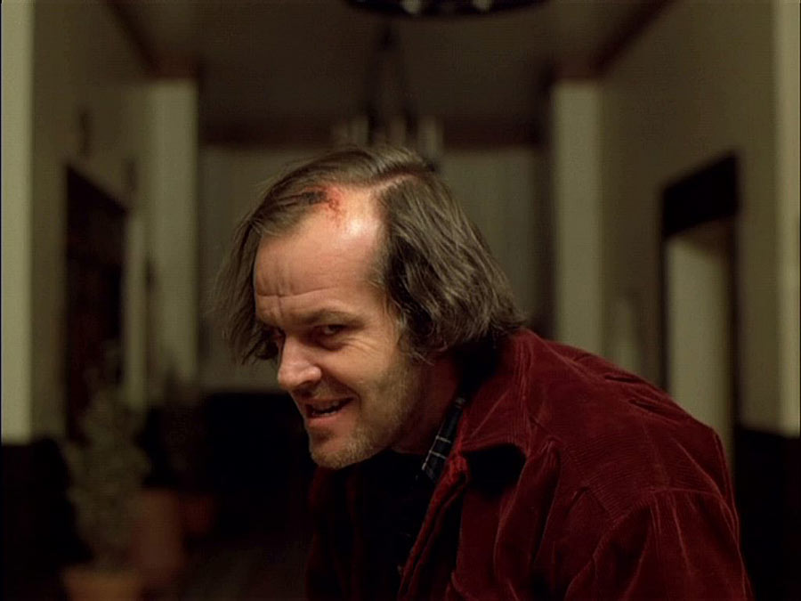 Jack Nicholson in Shining