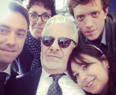 Romanzo famigliare: Francesca Archibugi sul set con Giancarlo Giannini e Marius Bizau