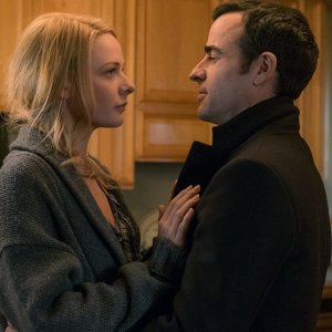 La ragazza del treno: Rebecca Ferguson e Justin Theroux in una scena del film