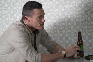 La ragazza del treno: Luke Evans in una scena del film