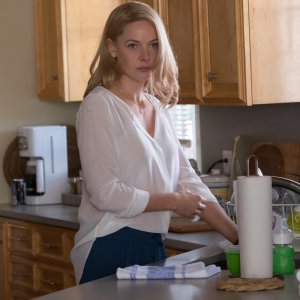 La ragazza del treno: Rebecca Ferguson in una scena del film