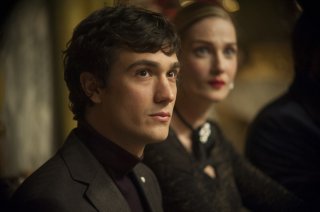 La cena di Natale: Eugenio Franceschini ed Eva Riccobono in una scena del film