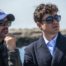 La cena di Natale: il regista Marco Ponti e Riccardo Scamarcio sul set del film