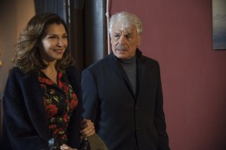 La cena di Natale: Michele Placido e Maria Pia Calzone in una scena del film