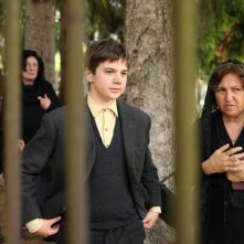 La pelle dell'orso: Leonardo Mason e Maria Paiato in una scena del film