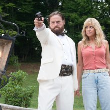 Masterminds - I geni della truffa: Zach Galifianakis e Kristen Wiig in una scena del film
