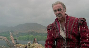 Sean Connery in una scena di Highlander