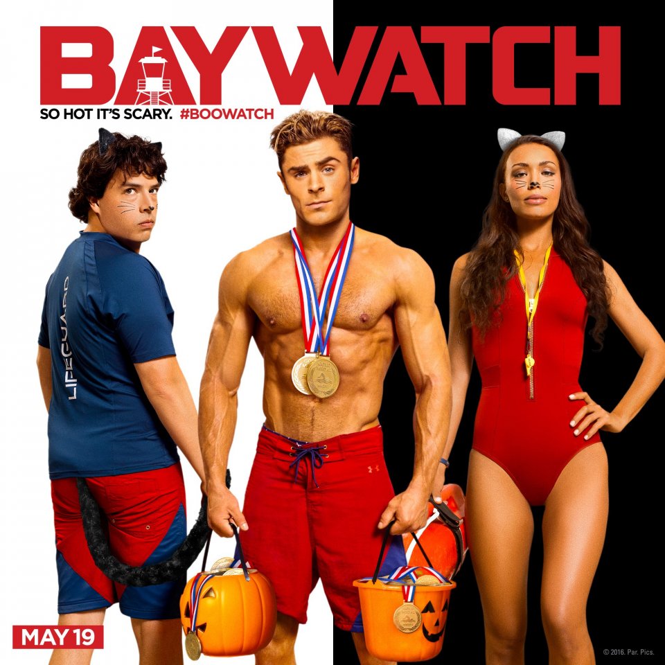 Baywatch: alcuni membri del cast in una foto promozionale del film