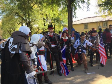 Lucca 2016: Cosplayers di Assassin's Creed alla fiera toscana