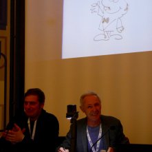 Bruno Bozzetto, Marco Bonfanti e il signor Rossi a Lucca Comics & Games