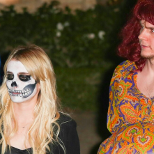 Emma Roberts ed Evan Peters ad Halloween 2016