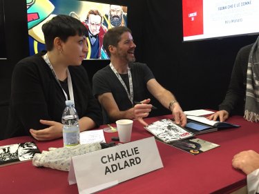 The Walking Dead: Il disegnatore Charlie Adlard allo stand Saldapress a Lucca 2016