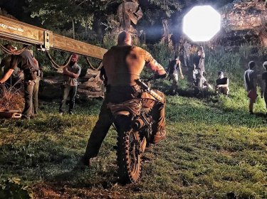 Jumanji: Dwayne Johnson sul set