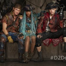 Descendants 2: una foto di Dylan Playfair, China Anne McClain e Thomas Doherty