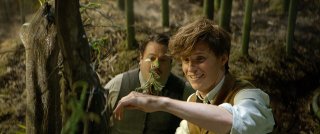 Animali Fantastici e Dove Trovarli: una foto degli attori Dan Fogler ed Eddie Redmayne