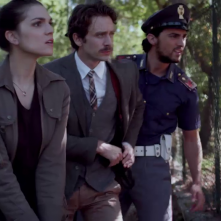 Fratelli di sangue: Carlotta Morelli e Graziano Scarabicchi in una scena del film