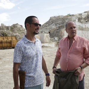 Solo: una foto degli attori Peppino Mazzotta e Pierluigi Misasi