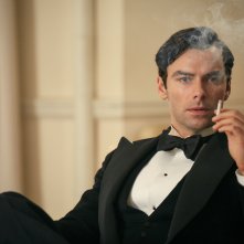 Dieci piccoli indiani: Aidan Turner in una scena della miniserie