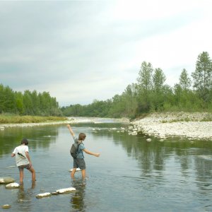 I Cormorani: Samuele Bogni e Matteo Turri in un momento del film