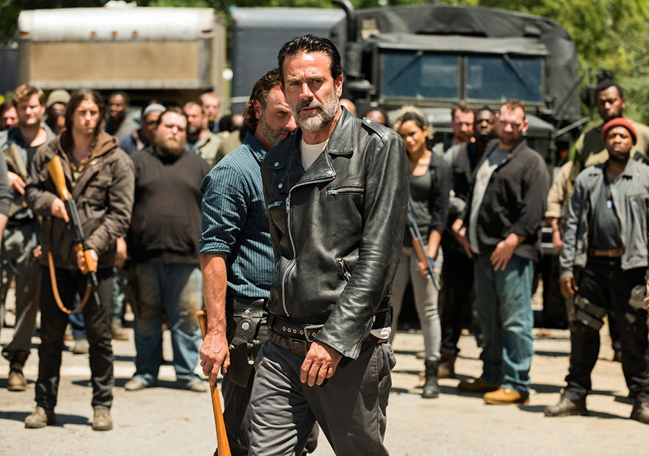 The Walking Dead: Jeffrey Dean Morgan insieme a Andrew Lincoln in Al tuo servizio