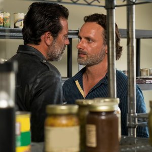 The Walking Dead:gli attori Jeffrey Dean Morgan e Andrew Lincoln in Al tuo servizio