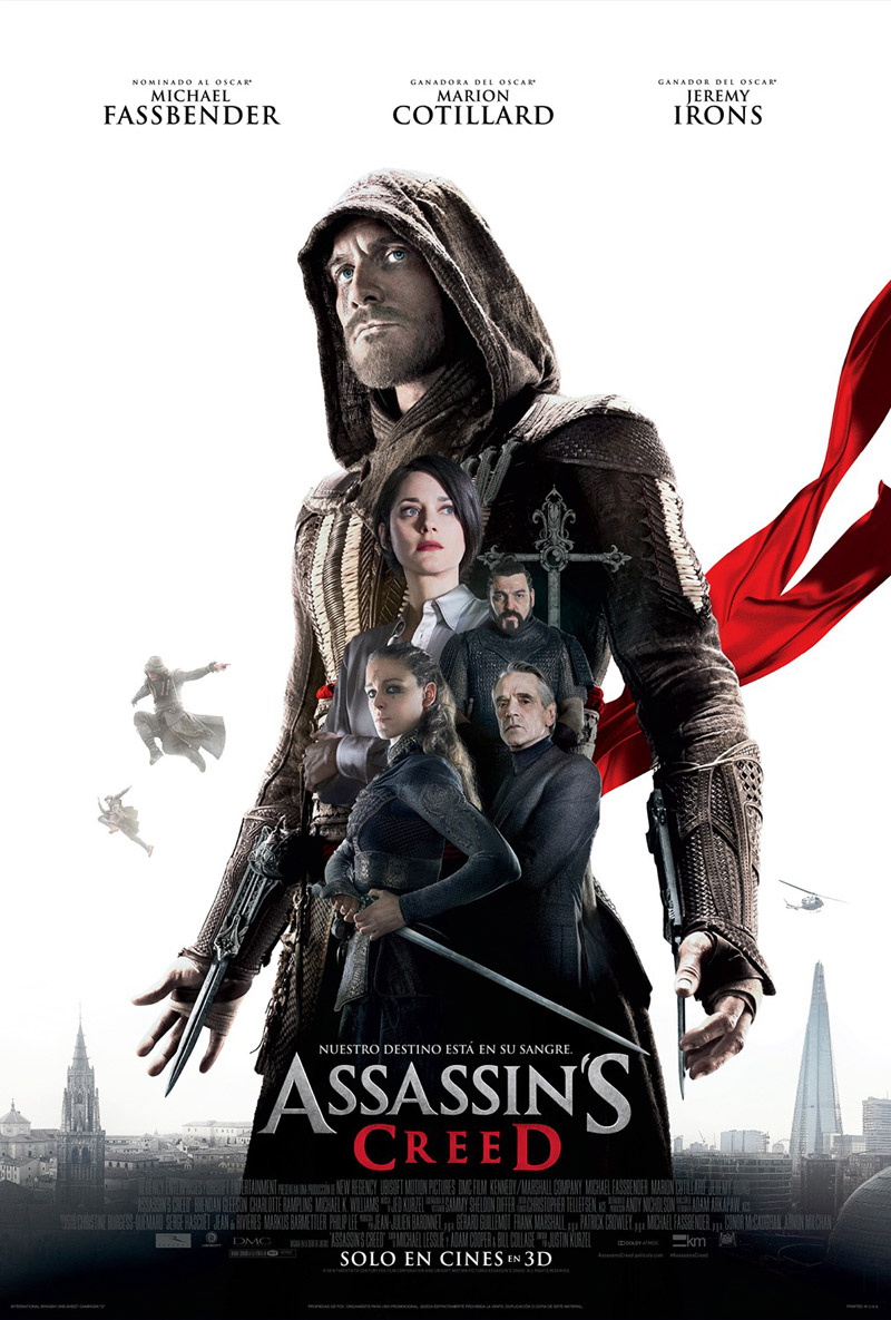 Assassin's Creed: la locandina internazionale del film