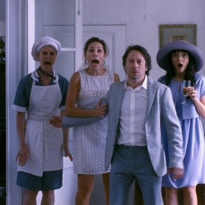Les fils de Joseph: Mathieu Amalric e Maria de Medeiros in una scena del film
